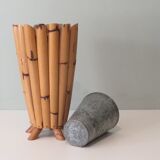 Bamboo umbrella stand, France 1950s