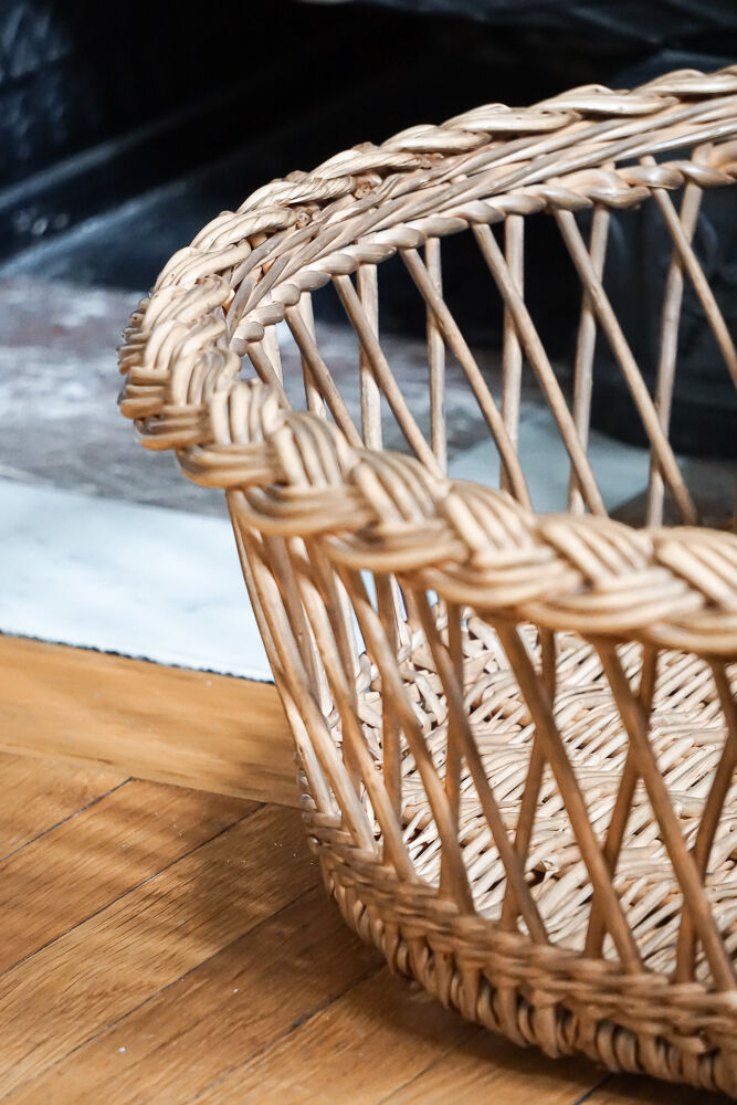 Wicker paner diameter 53 cm