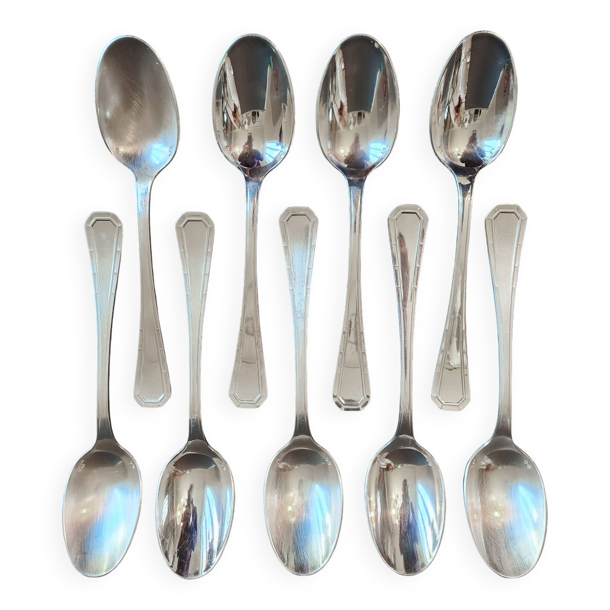 ALFENIDE "CHRISTOFLE" silver-plated cutlery set, TOSCA model. - Ref 09.