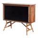 Vintage bar counter in caning and rattan. France, 1950s.