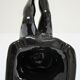 Anthropomorphic ashtray legs ceramic black design 80s