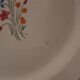 Plat rond en faïence  hbcm creil montereau modèle marlaine diam 30,5 cm