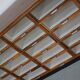 Vintage Dutch Walnut Haberdashery Shop Cabinet / Vitrine, 1950s