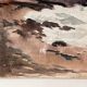 Early 20th century watercolor, beach in Biarritz, signed