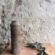 Vase en grès moucheté signé