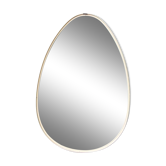 Miroir forme libre, oeuf, années 60