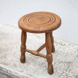 Vintage stool, wooden stool, side stool, plant holder