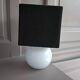 Opaline ball lamp Art Deco