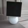 Lampe boule opaline Art Déco