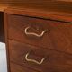 Bureau Danois Autonome avec Détails en Laiton Années 1950