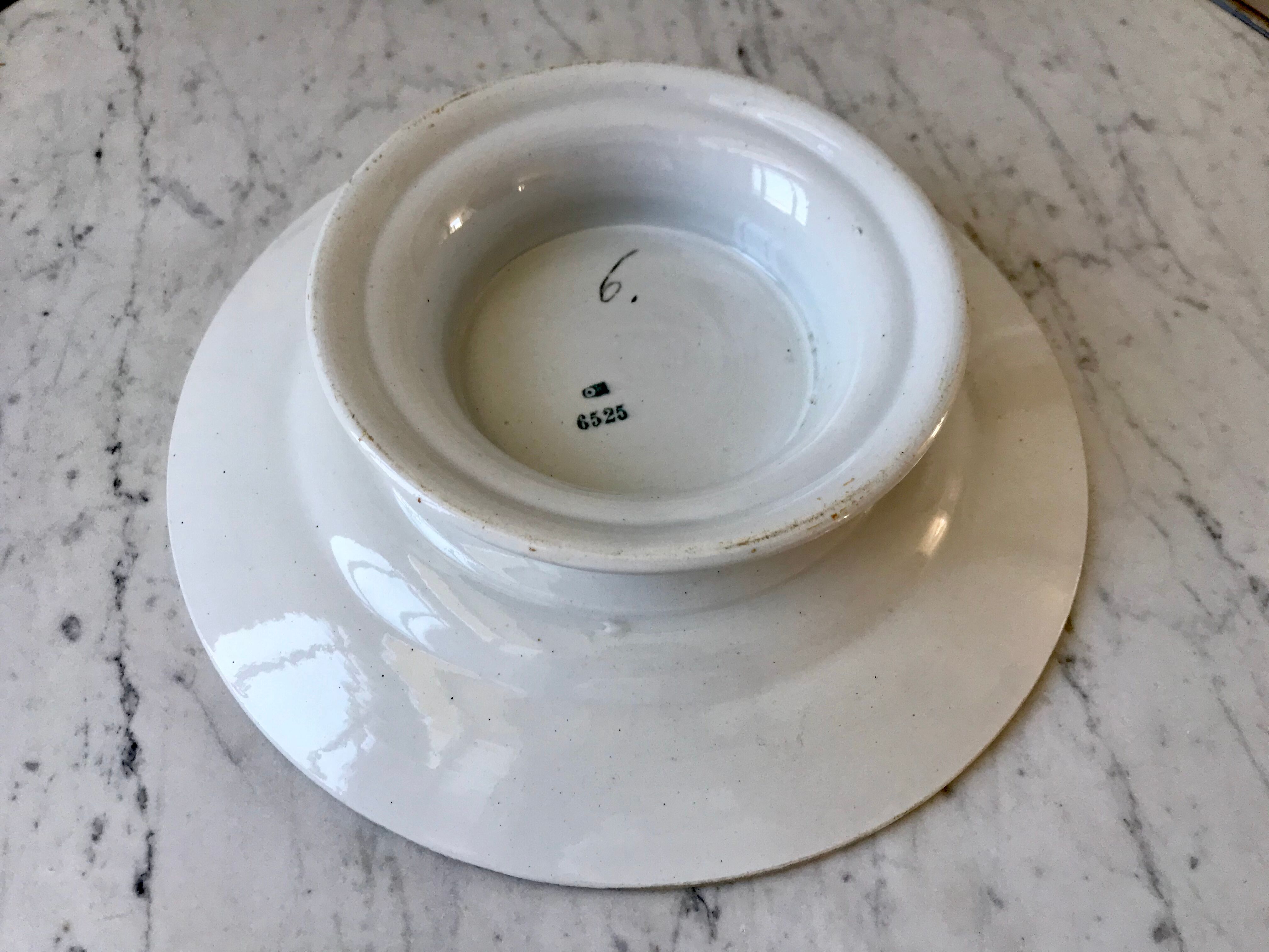 Compotier Terre de Fer early XXth