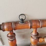 Porte manteau mural ancien en bois