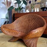 Rattan meditation chair