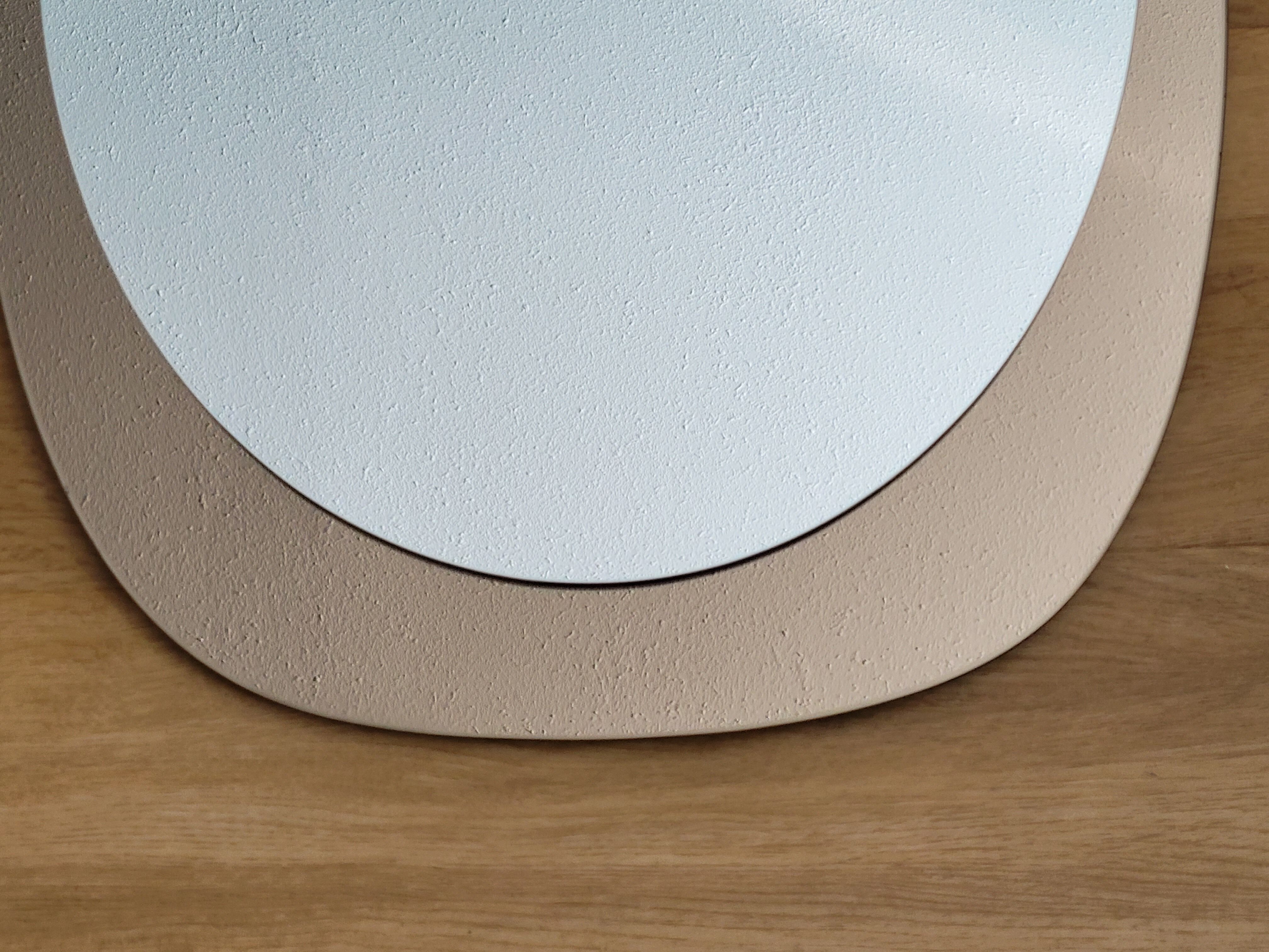 Two-tone wall mirror vintage design Italy