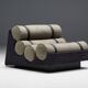 Fauteuil lounge cylindrique vintage, Brésil, 1970