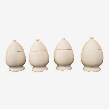 4 anciens cuit œuf porcelaine, Rypomy