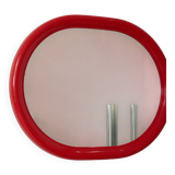 Miroir ovale rouge, 1970-1980