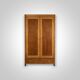 Vintage Wooden Wardrobe, 1930s, Czechoslovakia