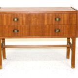 Scandinavian teak and beech commodus, Sweden, 1960