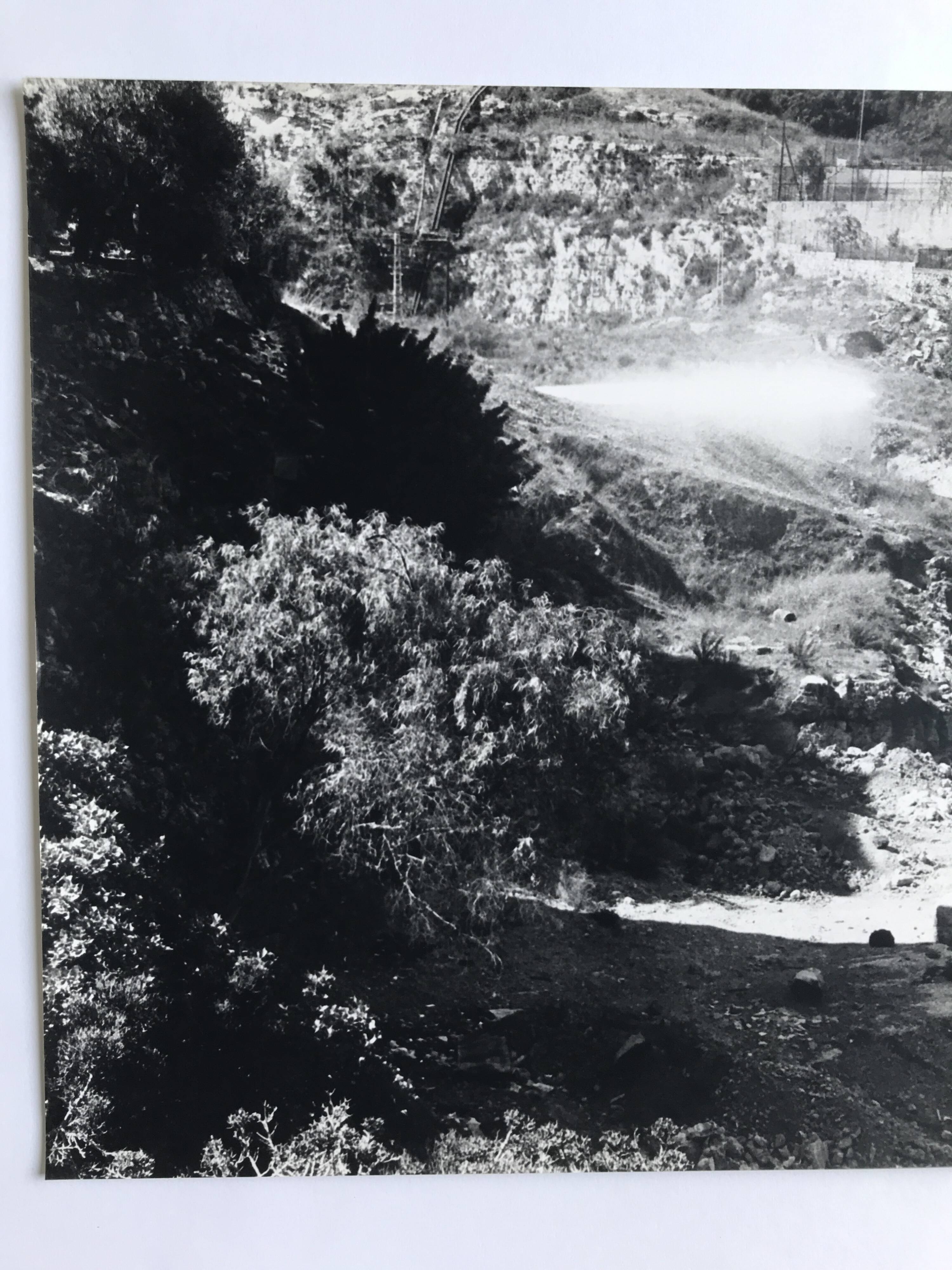 Rosine NUSIMOVICI, Untitled (Road), c 1980. Black and white silver print