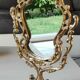 Pivoting Psyche Makeup Mirror. Baroque/Rocaille Style. Bronze. Dim 31 x 20 cm