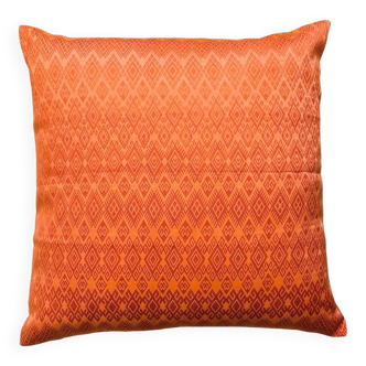 Orange Kachin cushion