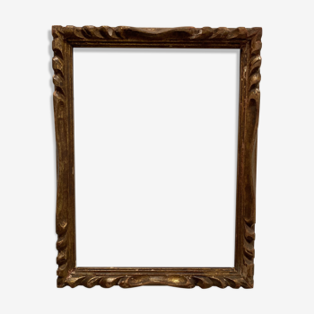 Old gilded frame