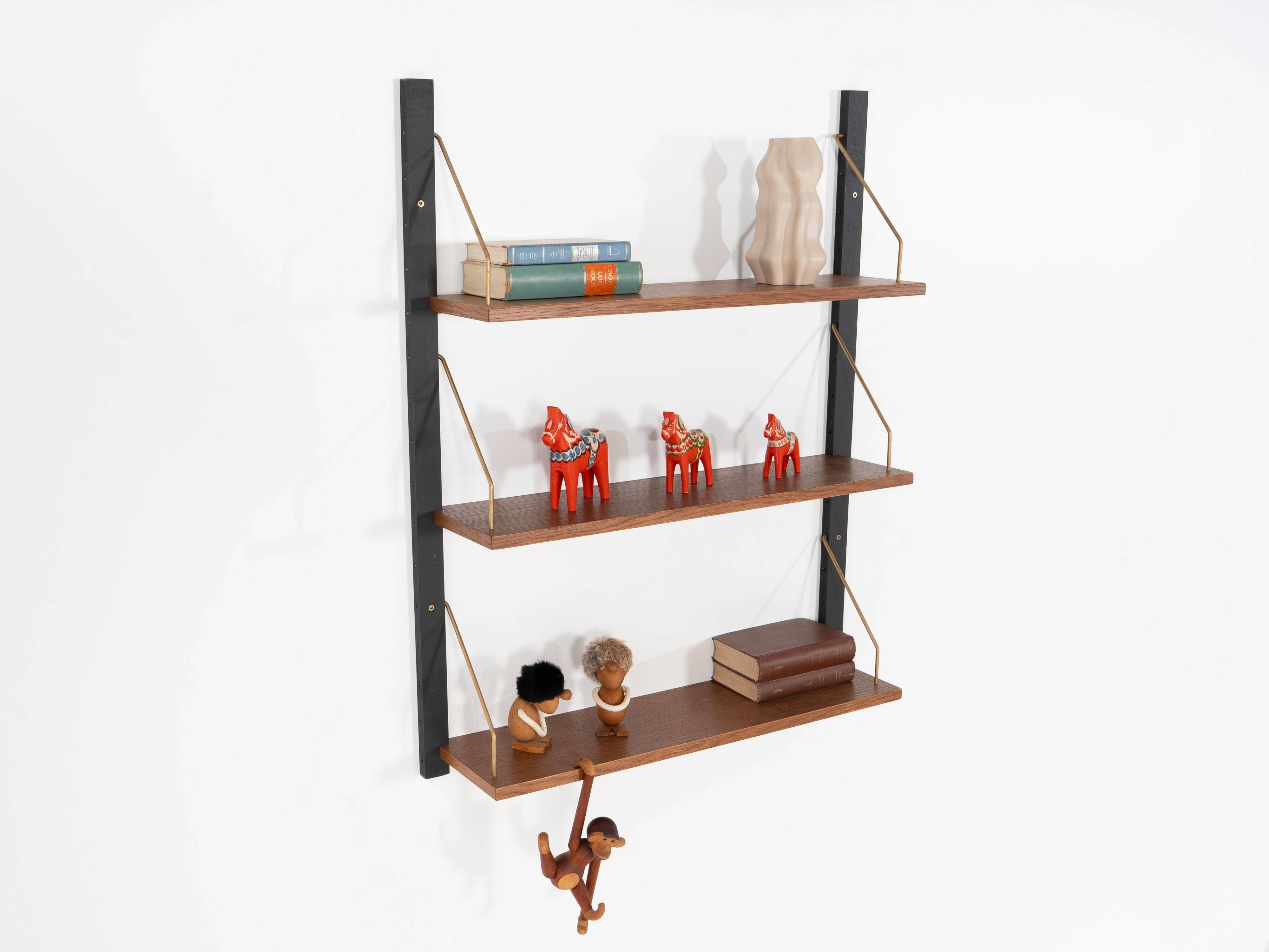 Oak modular shelving unit, Danish design, 1960s, made in Denmark