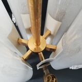 Vintage Murano 1960 Italian glass chandelier