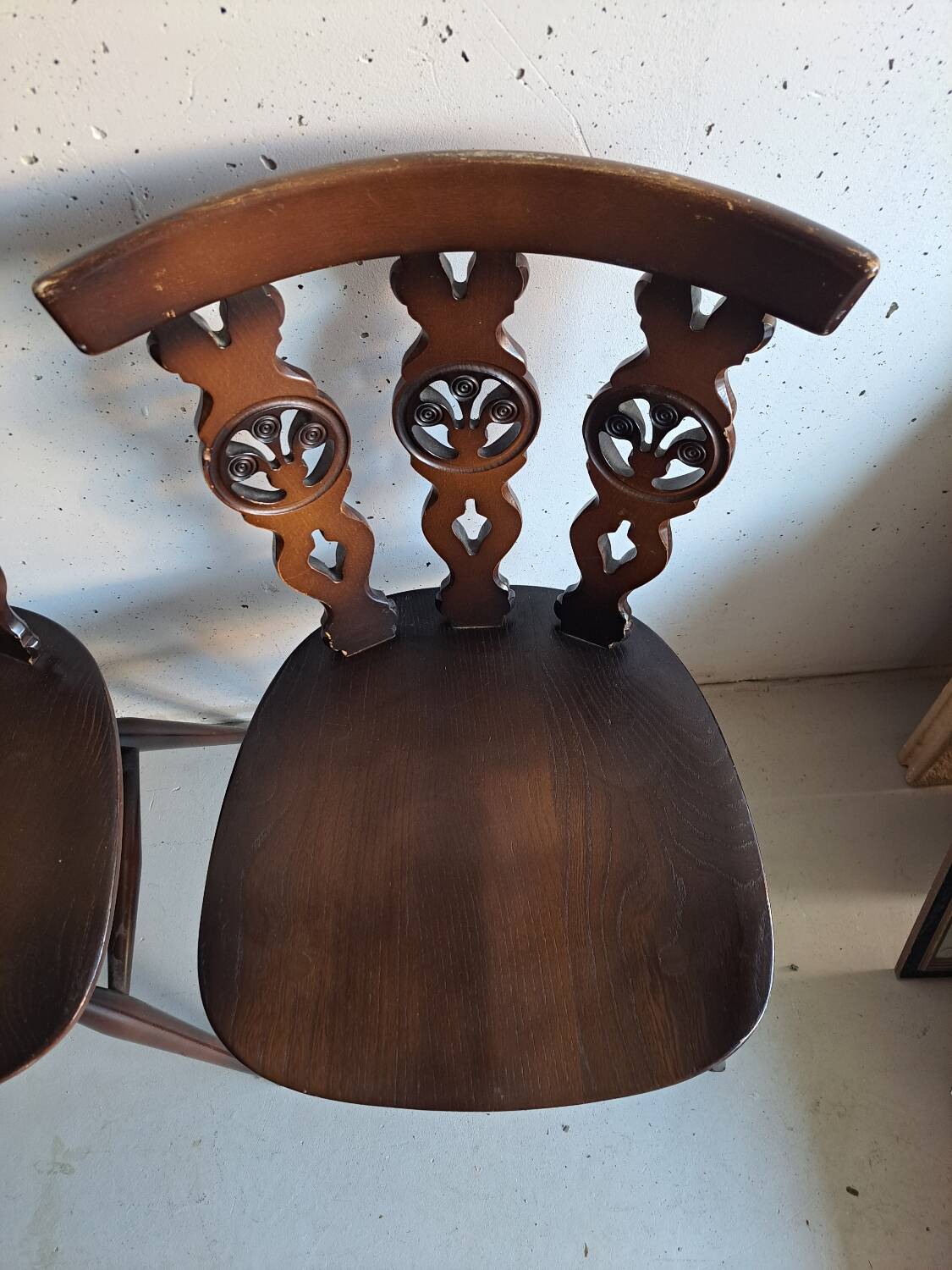 Pair of vintage 60's Ercol chairs