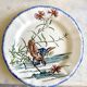 Service de table assiettes et plats Gien modèle grands oiseaux