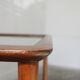 Italian Modern Mahogany Bar Cart with Serving Tray