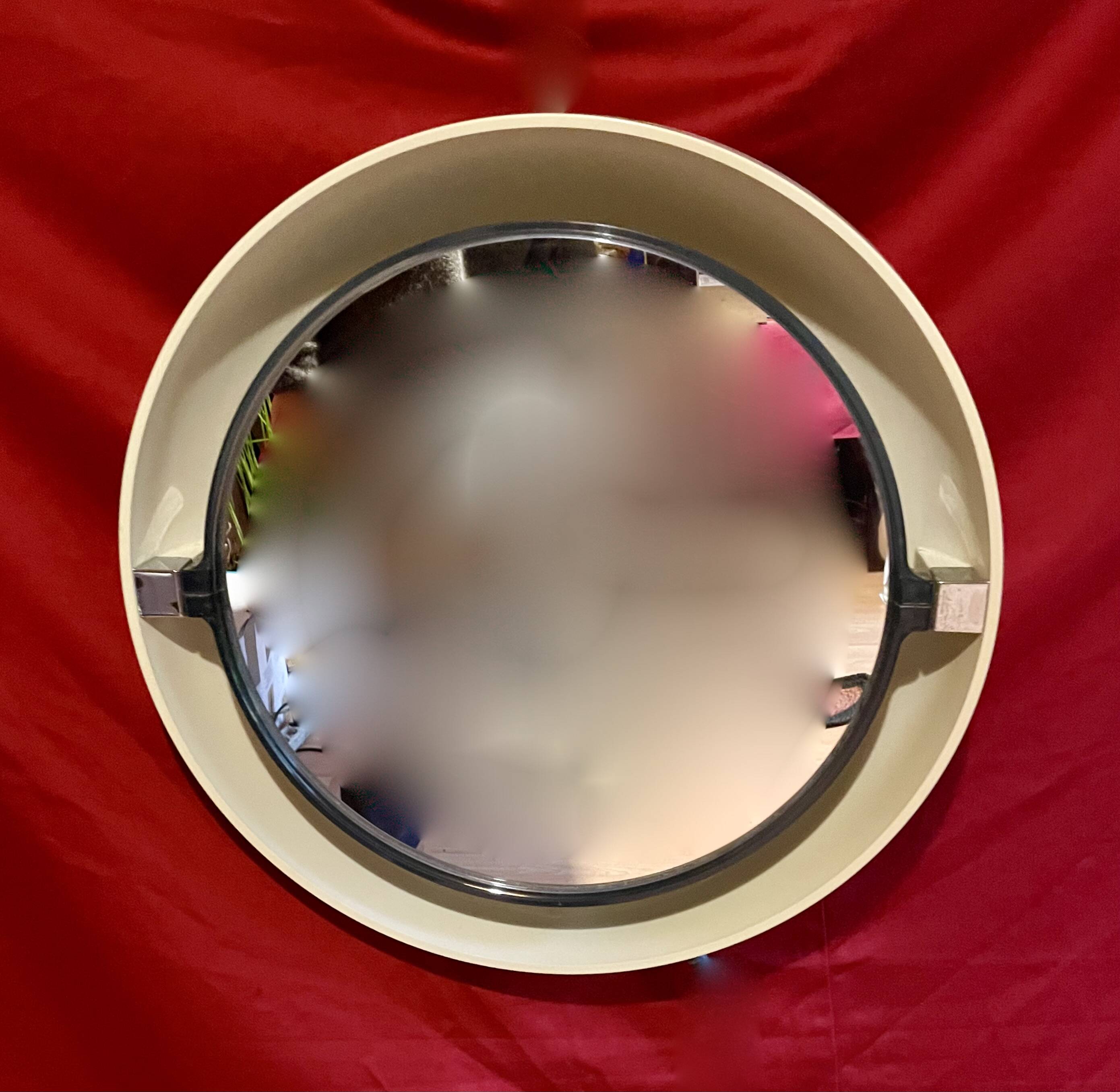 Miroir mural "Alibert", Space Age, année 70