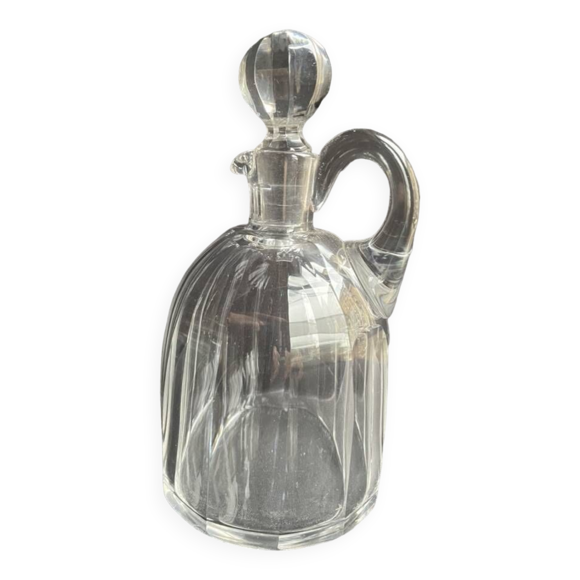 Blown and cut corked pitcher Baccarat