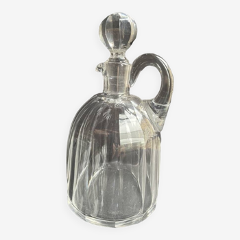 Blown and cut corked pitcher Baccarat