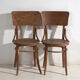 Pair of antique bentwood chairs in Thonet style – Central Europe, circa 1920