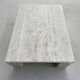 Sculptural coffee table in travertine - Attributed to Piero De Longhi, It