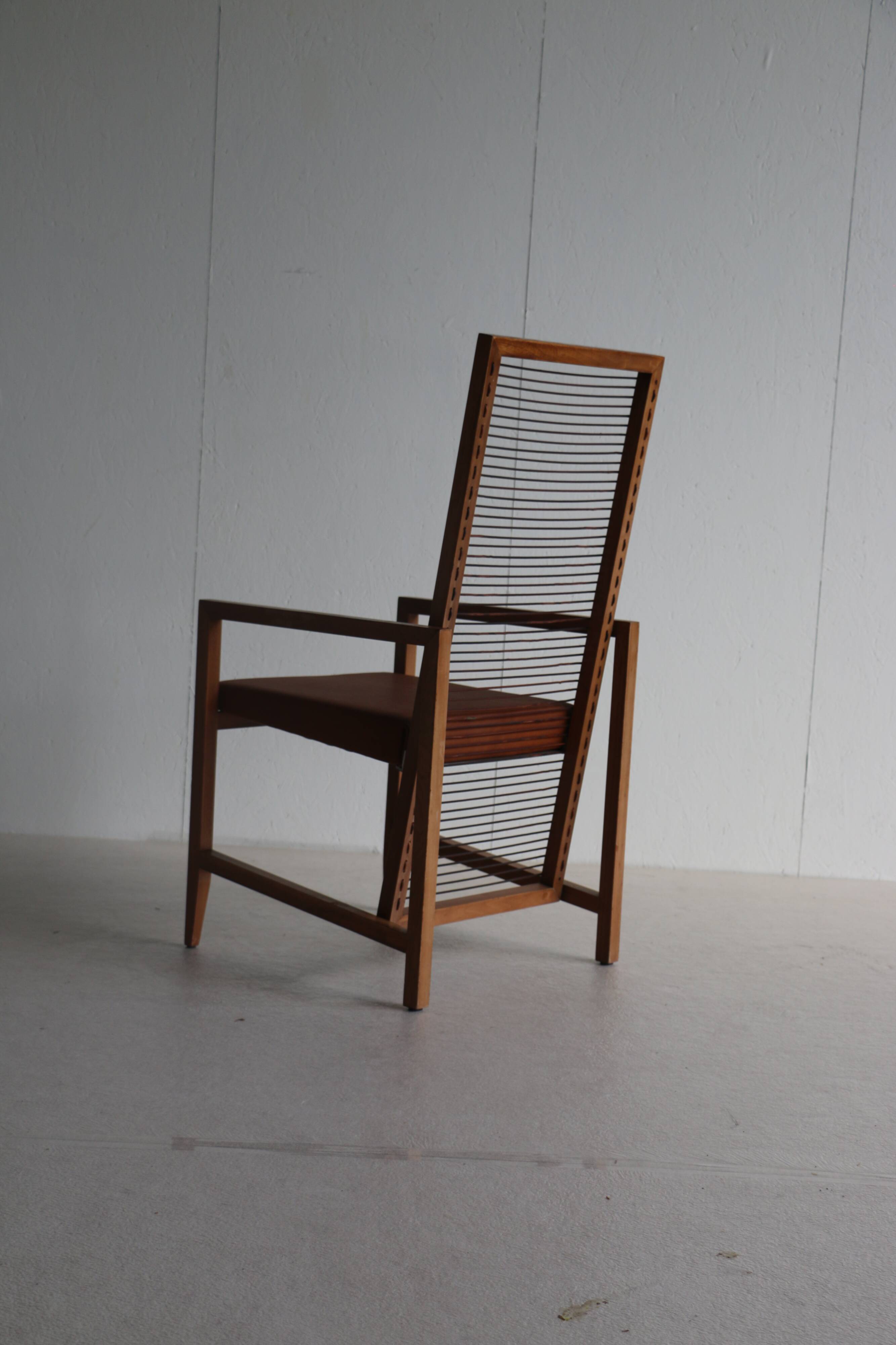 A series of eight armchairs, Italy 1960s