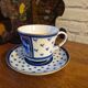 Cobalt blue tea cup Lomonosov LFZ