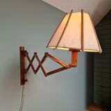 Scandinavian scissors wall lamp, 60s