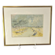 20th century Impressionist school - Vassaux - Marine watercolor - Noirmoutier