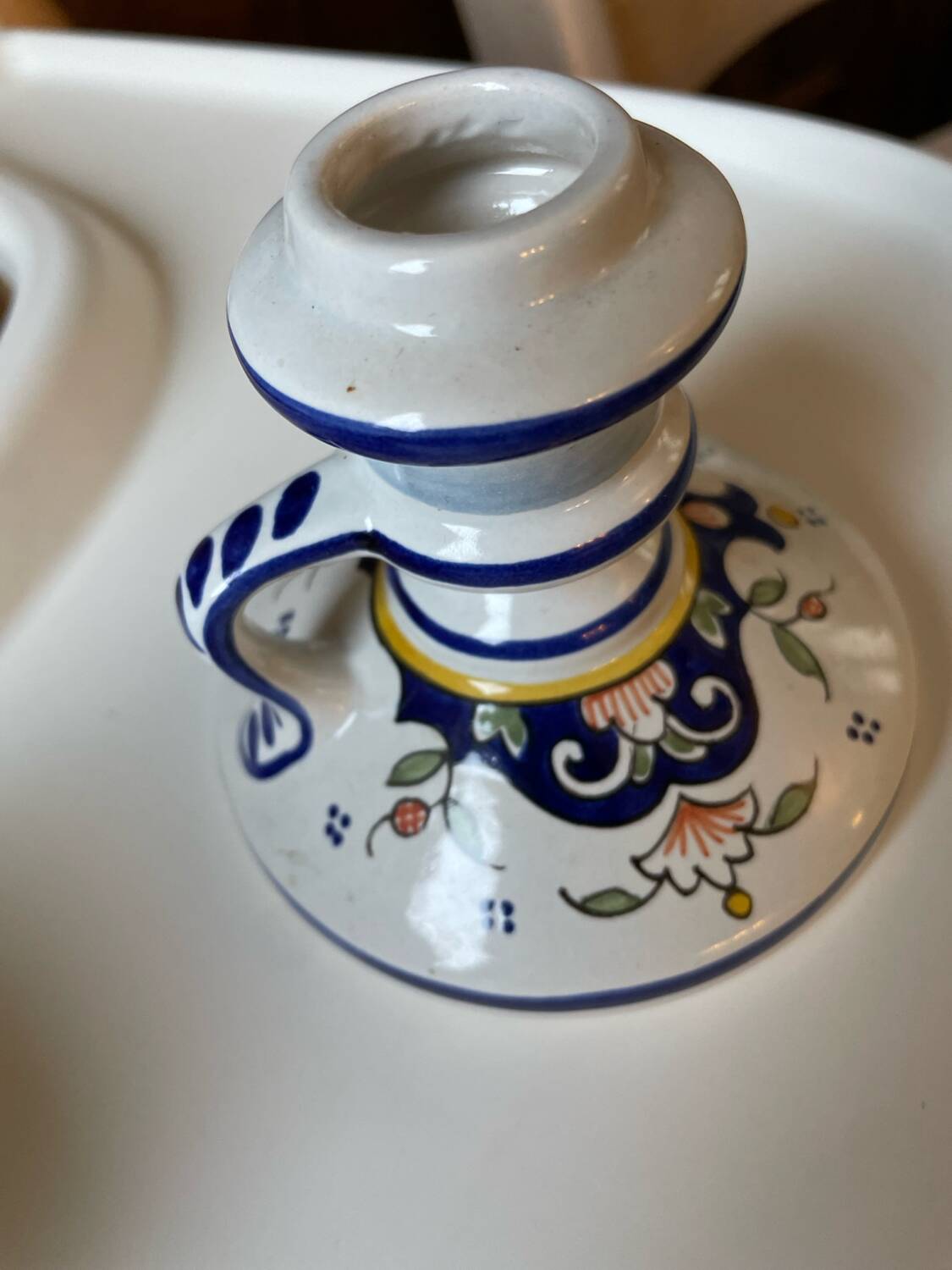 2 Handmade candlesticks Rouen decor