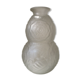 Glass vase by Muller Brothers