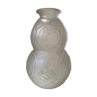 Glass vase by Muller Brothers