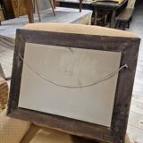 Watercolor landscape painting signed Robert Rutz original Montparnasse frame