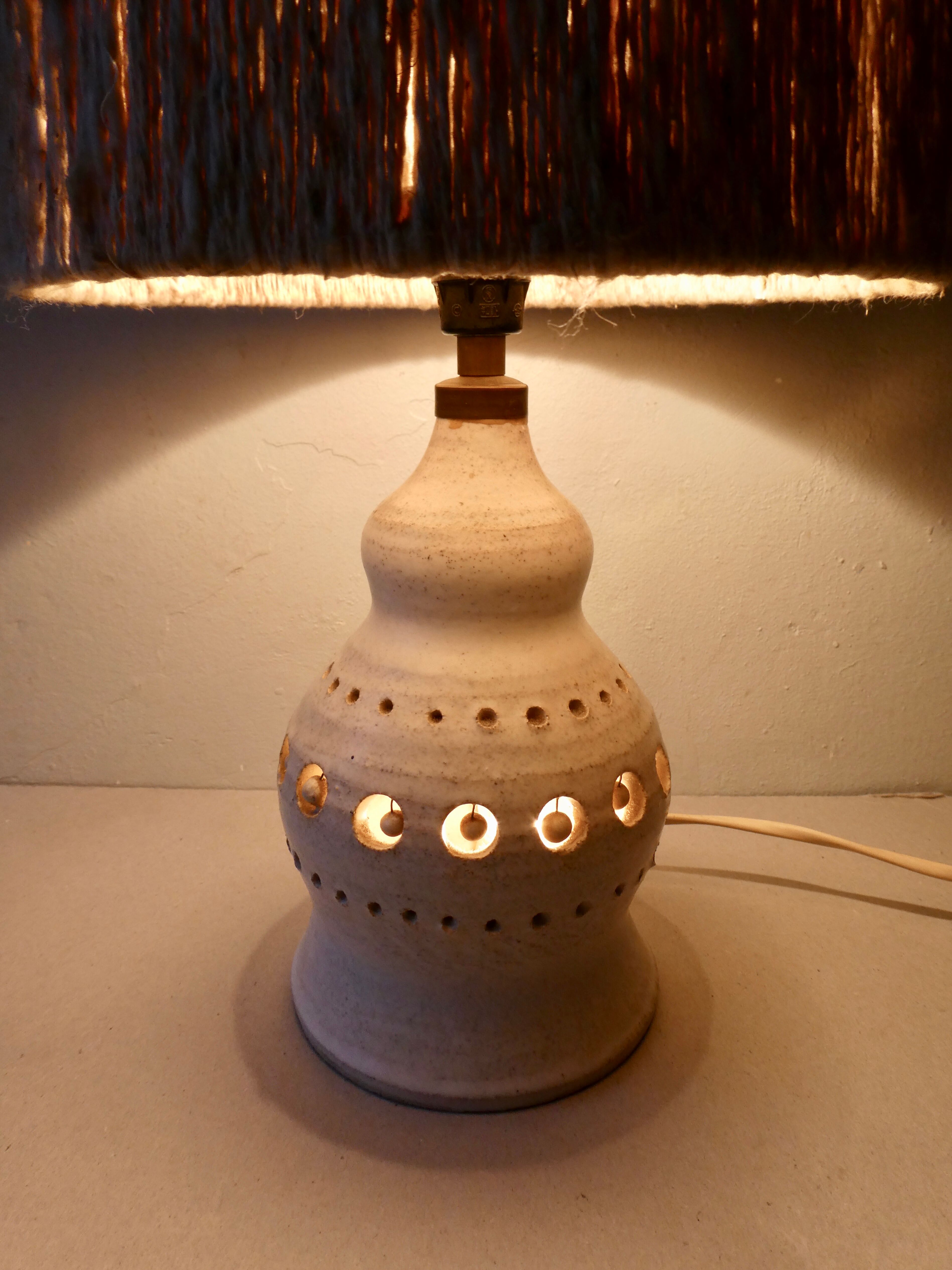 Georges Pelletier ceramic lamp, 1960s