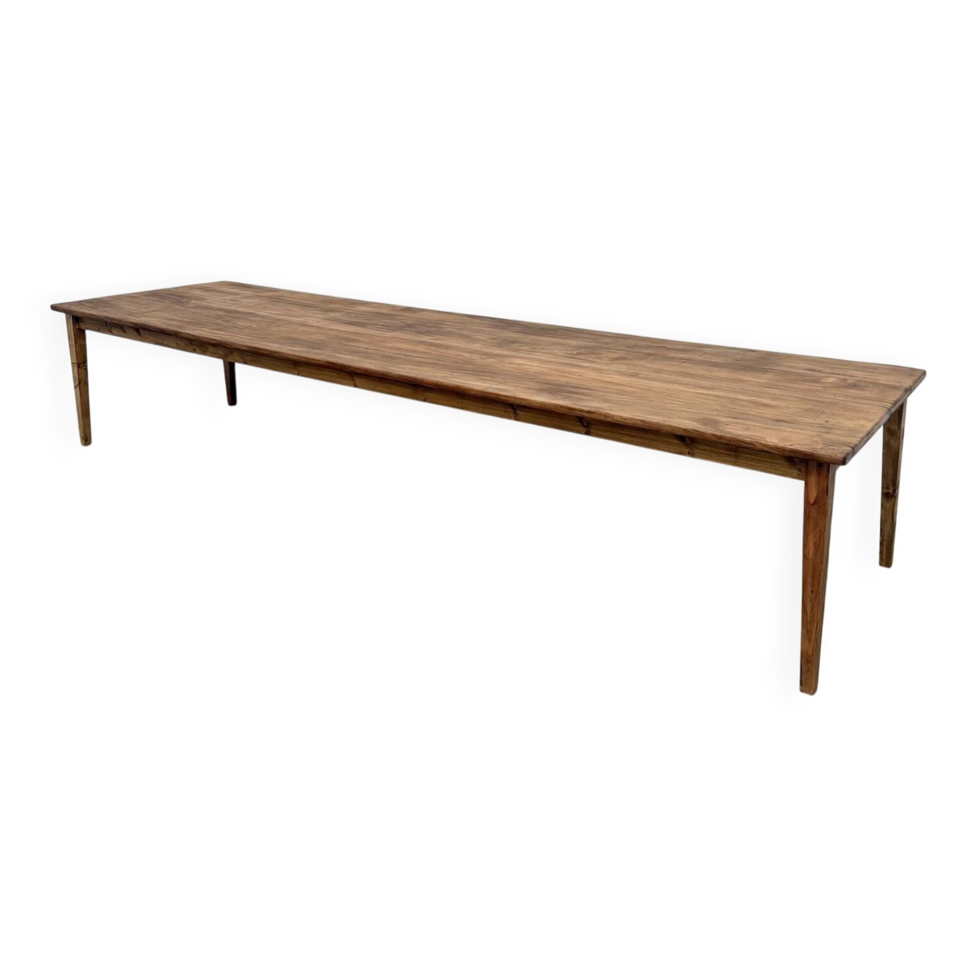 Large XXL Farm Table 4 Metres in Solid Chestnut