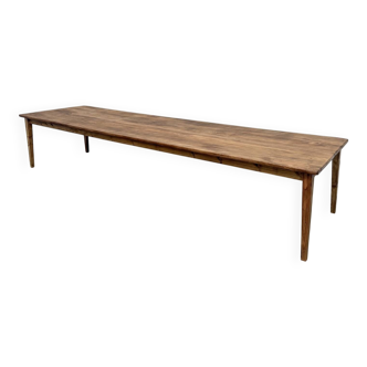 Large XXL Farm Table 4 Metres in Solid Chestnut