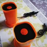 Duo of bedside lamps