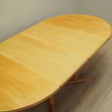 Ash round table, Danish design, 1960s, production: Denmark